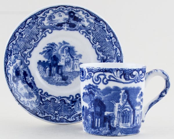 Coffee Can and Saucer c1920s
